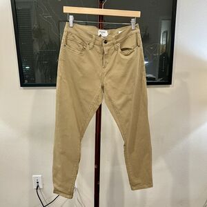 Frame Denim - L'Homme Slim Stretch Twill 5 Pocket Pant 29W Altered - Tan
